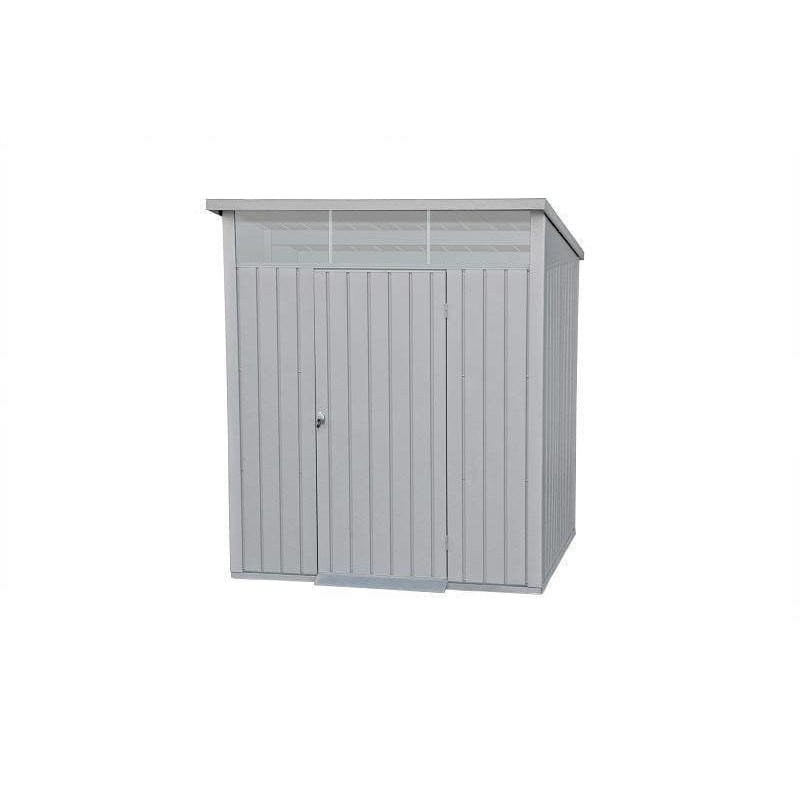 Duramax 6' x 5' Palladium Shed 41872 Front View - Garage Tools Storage