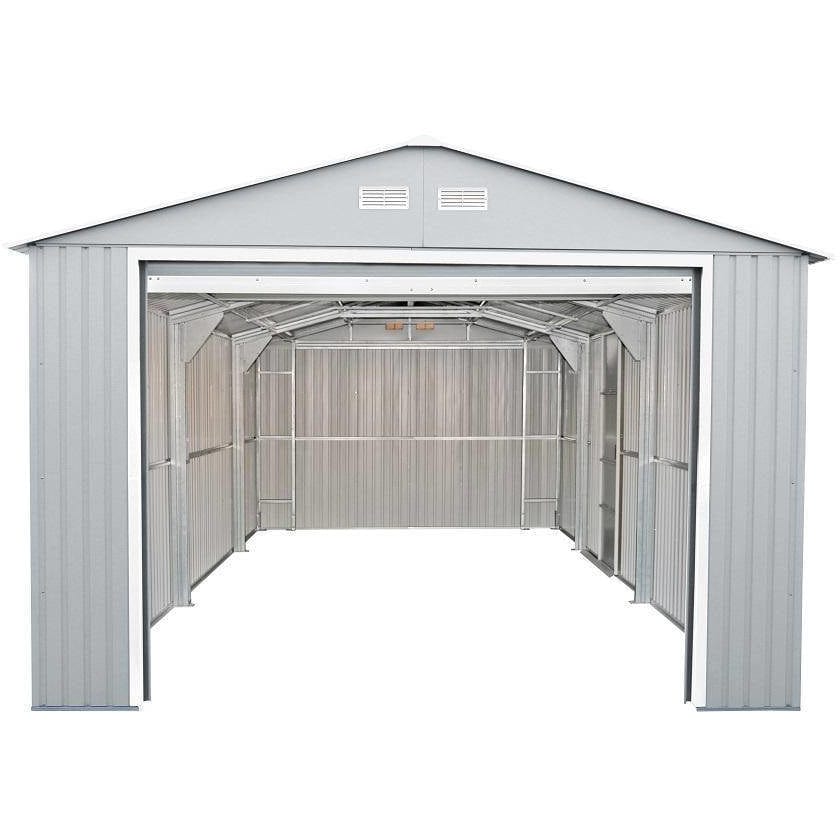 Duramax 12'x20' Imperial Large Metal Workshop Garage 50952 - Garage Tools Storage