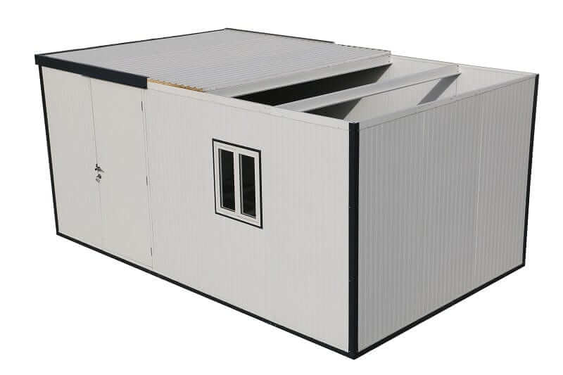 Duramax 22' x 10' Flat Roof Insulated Building Upper Details 30872