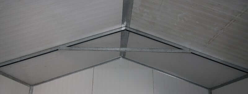 Duramax 19x10 Gable Roof Insulated Building Roof Details 30962