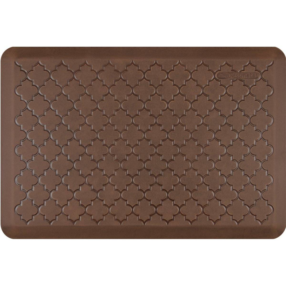 WellnessMats Trellis Antique 3'X2' MT32WMRLT, Antique Light An anti fatigue mat that reduces stress. Easy to clean floormat
