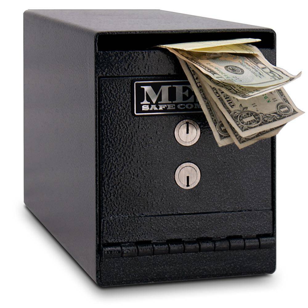MESA Safes Under Counter Depository Lockable Gun Cabinet 0.2 cu. ft. MUC2K