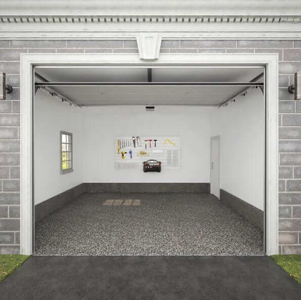 Proslat 8 ft. x 4 ft. PVC Slatwall Storage Kit - 4 pack 128 sq ft Charcoal P88405