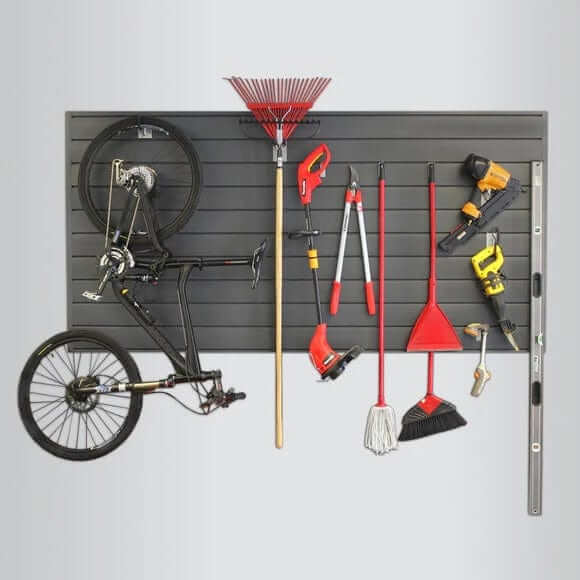 Proslat 8 ft. x 4 ft. PVC Tool & Accessory Organizer - 4 pack 128 sq ft Charcoal P88405