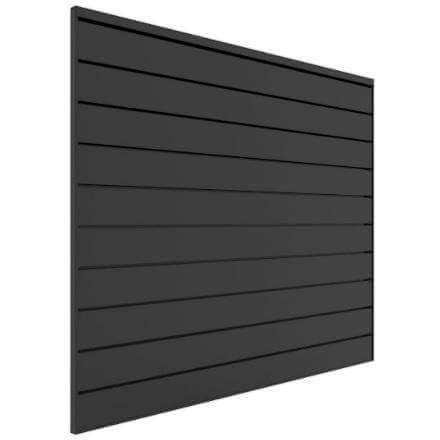 Proslat Garage Storage PVC Slatwall 4 ft. x 4 ft. Charcoal 88104