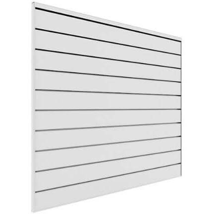 Proslat Garage Storage PVC Slatwall 4 ft. x 4 ft. White 88103