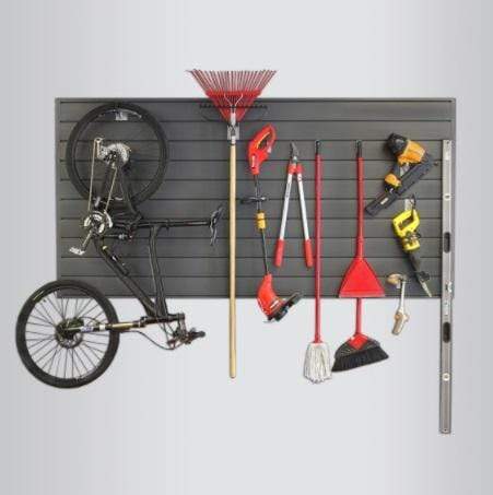 Proslat Garage Storage PVC SlatwallMini Bundle - Charcoal 33007K