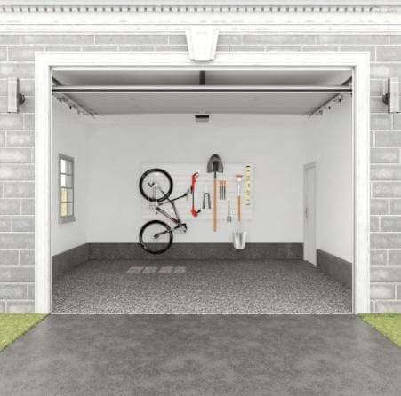 Proslat Garage Storage PVC Wall-Mounted Organizer - White 33006K