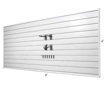 Proslat Garage Storage Heavy-Duty PVC Slatwall - White 33006K
