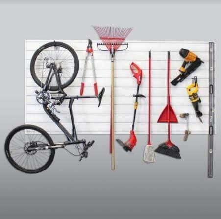 Proslat Garage Storage Workshop Wall Organizer - White 33006K