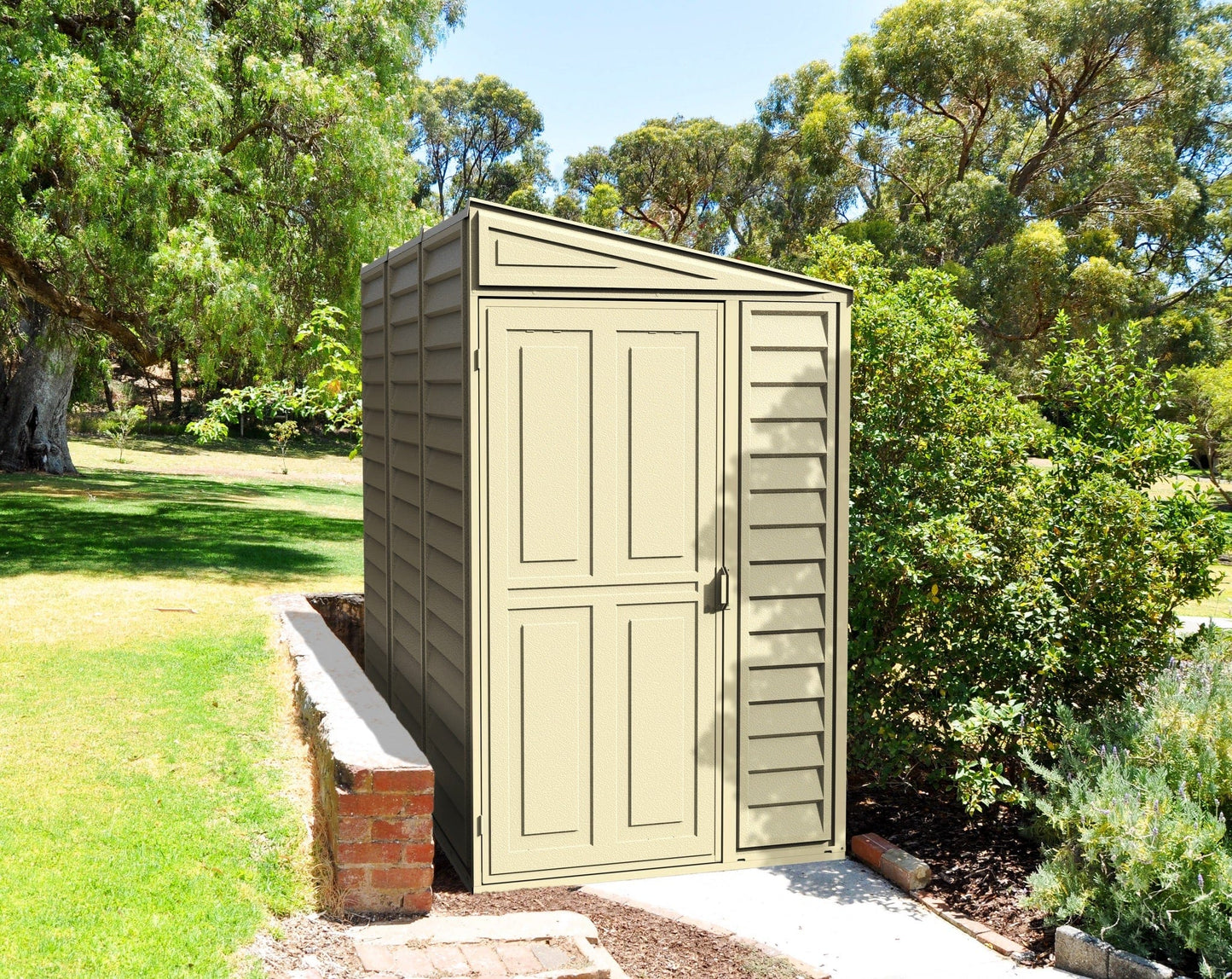 Duramax 4' x 8' Garden SideMate Shed with Foundation 06625