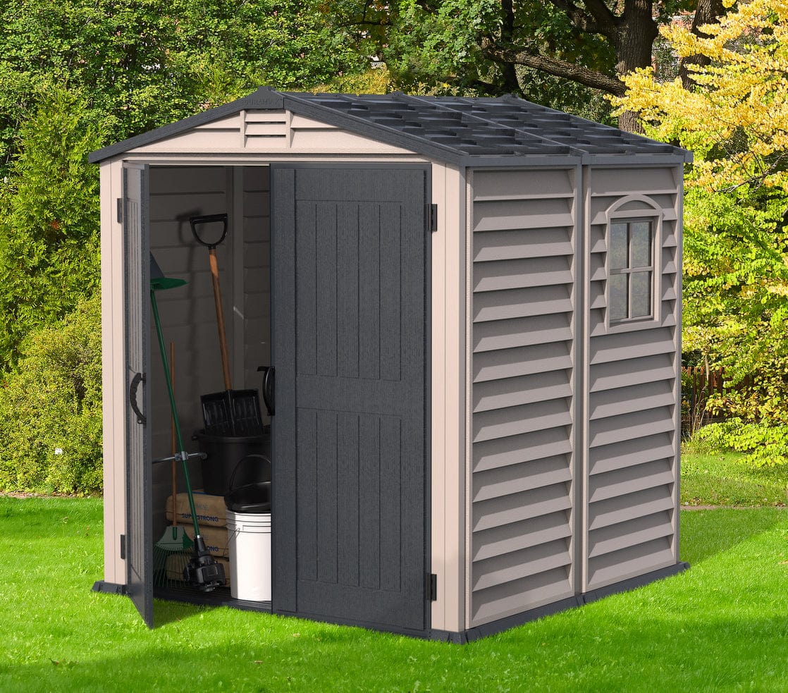 Duramax 6' x 6' StoreMate Plus Vinyl Shed w/ Floor Mult-Purpose Shed 30425