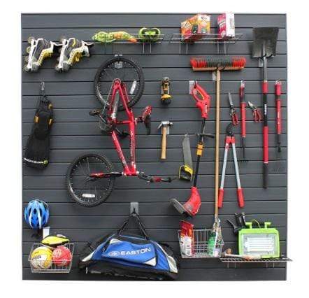Ultimate Bundle - Charcoal Garage & Workshop Wall Panels 33509k