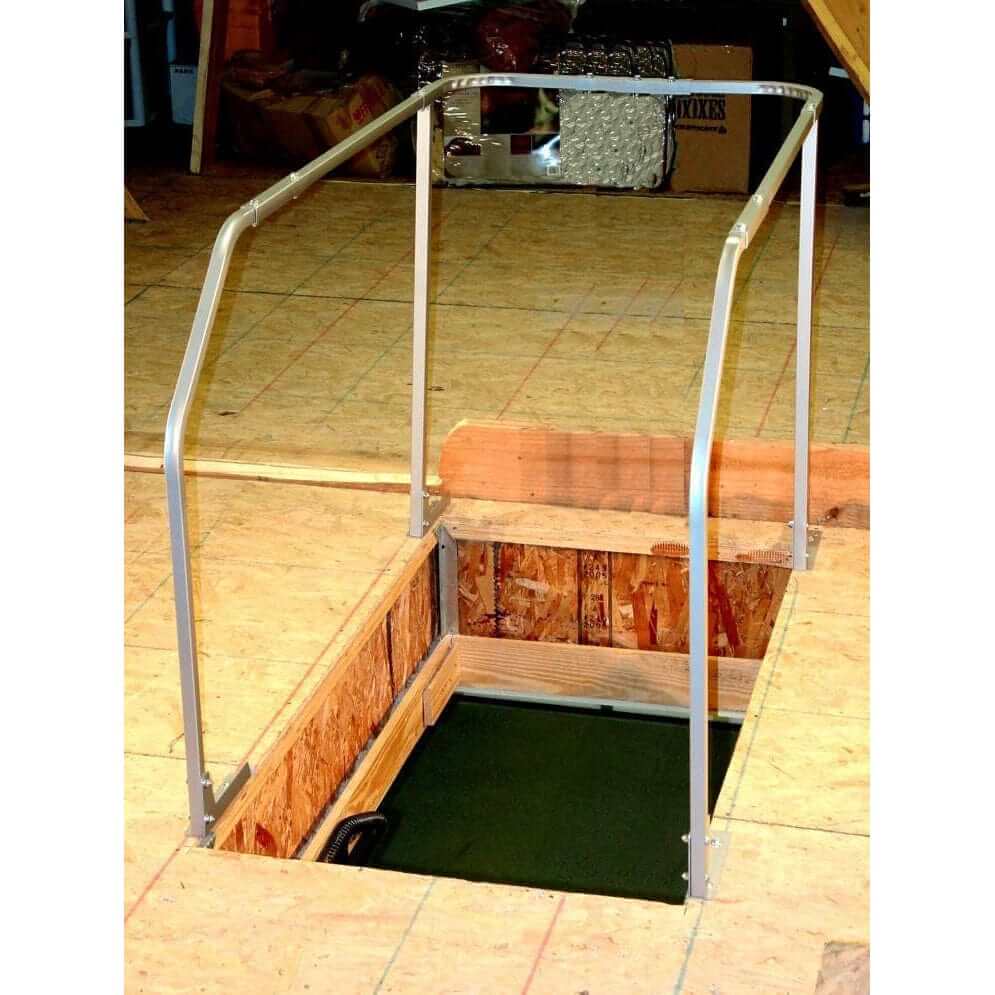 Versa Rail Model 60 Attic Ladder Safety Rail, Heavy-Duty Attic Elevator VRM60