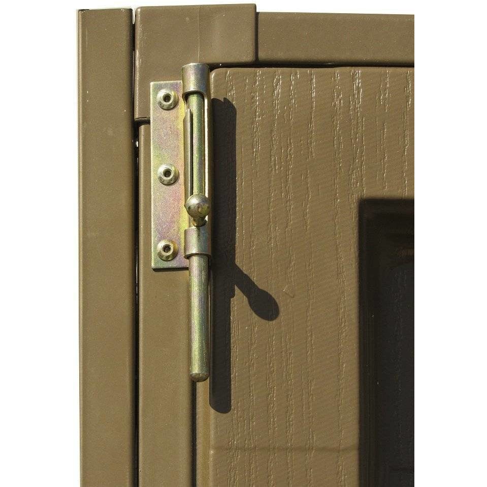 Duramax 10.5 x 8 WoodbridgePlus w/ Foundation Door Lock Details 40214