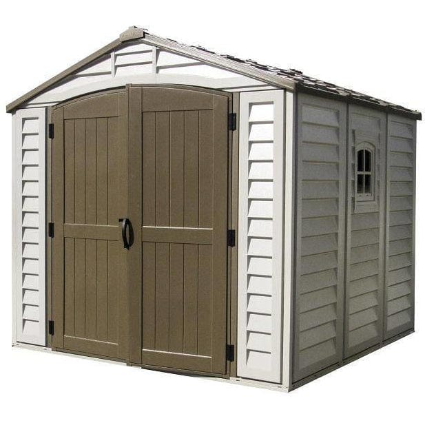 Duramax 8 x 8 DuraPlus w/ Foundation Front View 30114 - Garage Tools Storage