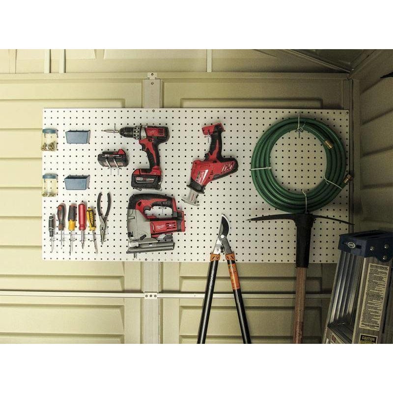 Duramax 8 x 8 DuraPlus w/ Foundation Outdoor Storage Shed 30114 - Garage Tools Storage