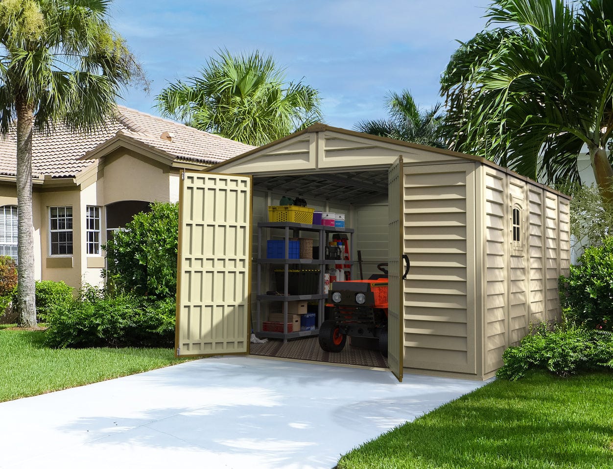 Duramax 10.5' x 13' Durable Outdoor Storage Shed 40234 CA