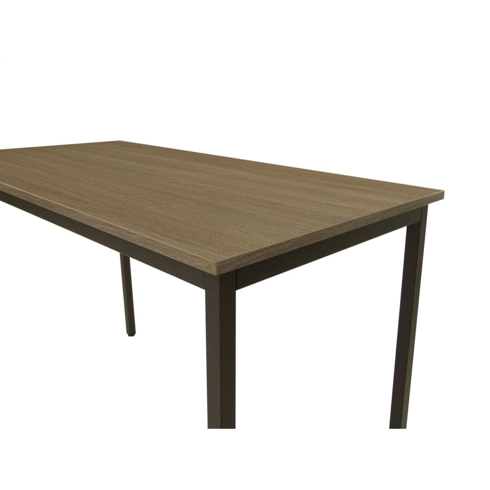 Duramax Atlas Desk Brown/ English Walnut Side View 68056