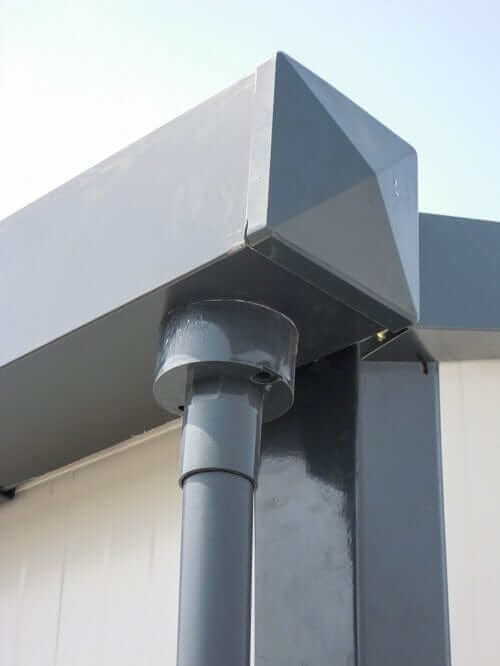 Duramax 19x10 Gable Roof Insulated Building Roof Gutter 30962