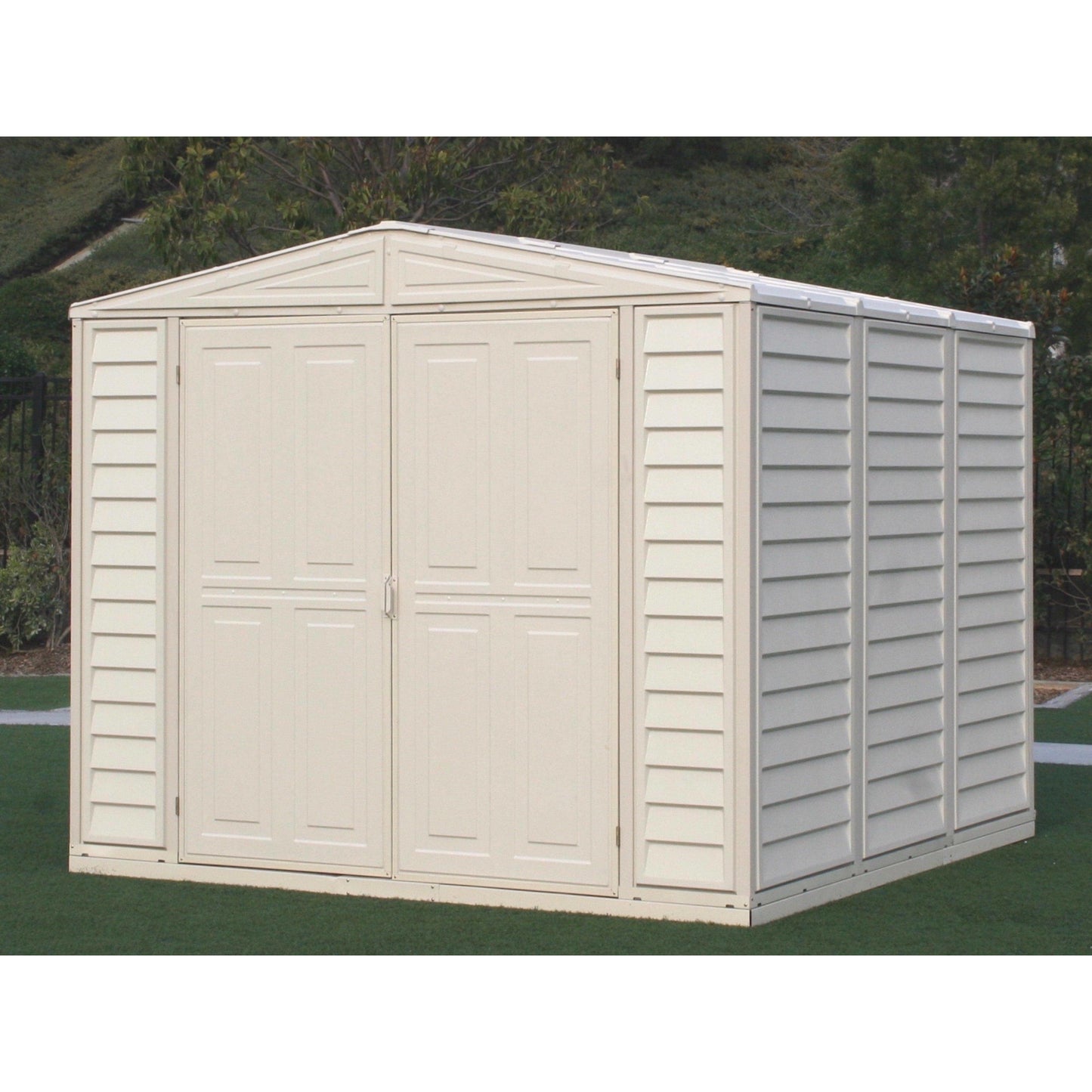 Duramax 8' x 8' Sturdy DuraMate Shed with Foundation Kit 00384