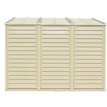 Duramax 4' x 8' SideMate Shed with Foundation Back View 06625