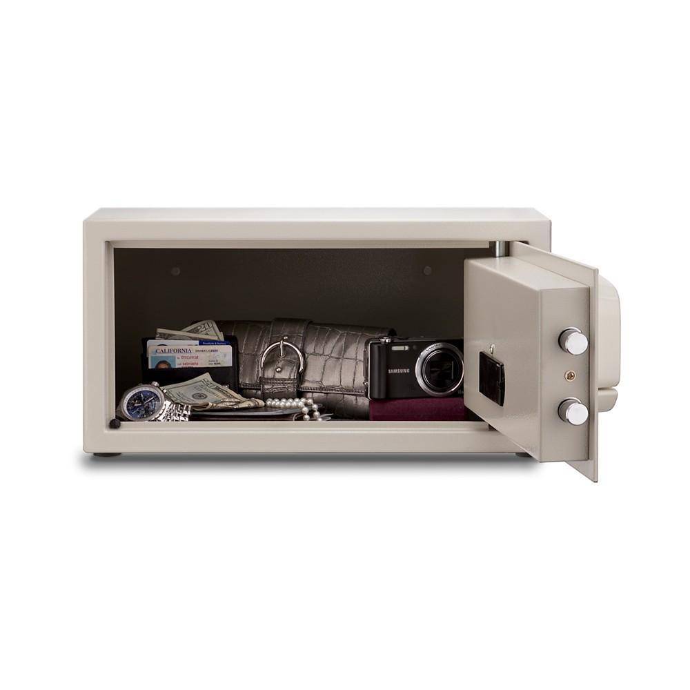 MESA Safes Hotel Electronic Gun Safe 1.2 cu.ft. w/ Card Swipe,White MHRC916E-WHT