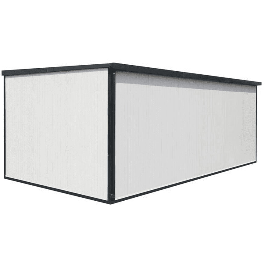 Duramax 22' x 10' Flat Roof Insulated Building Back View 30872
