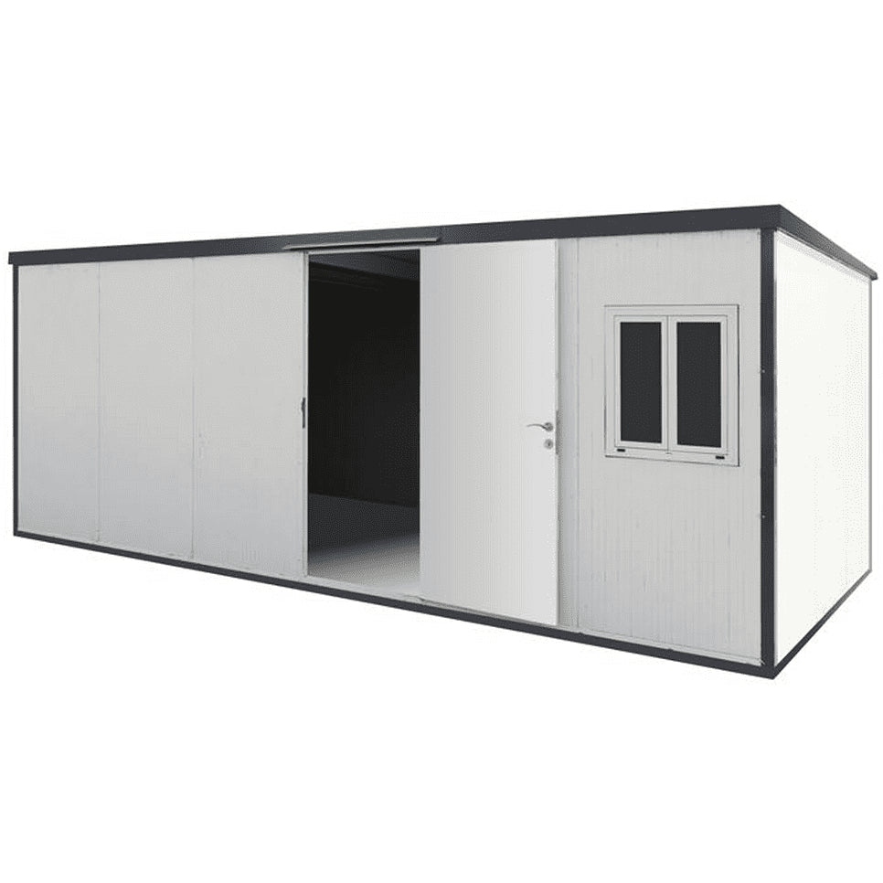 Duramax 22' x 10' Flat Roof Insulated Building Side View 30872