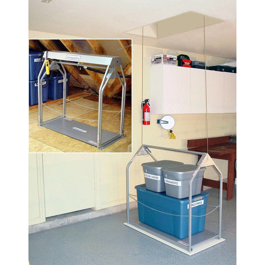 Versa Lift Model 24 Attic Elevator a Must Have for Your Garage
