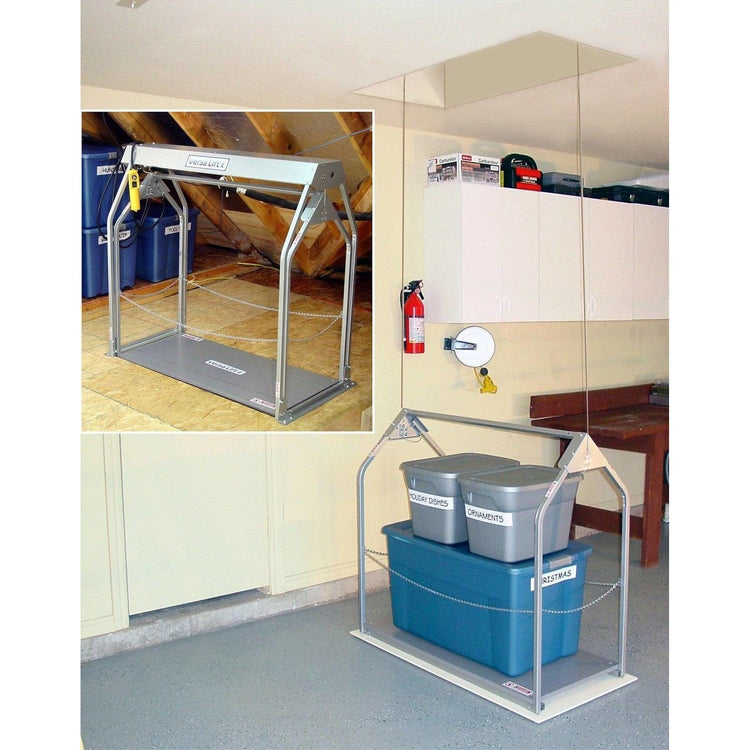 Versa Lift Model 24 Attic Elevator a Must Have for Your Garage