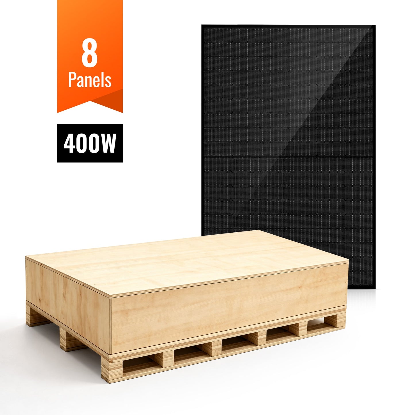 RICH SOLAR MEGA 400 Watt 24 Volt Monocrystalline Solar Panel