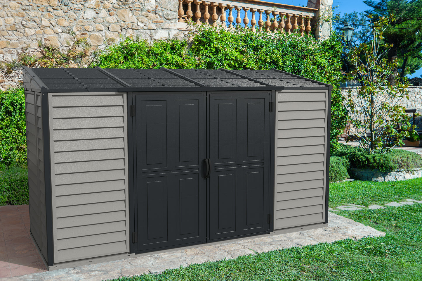 Duramax 10' x 4' SideMate Plus ProStorage Shed 36825