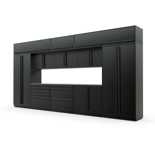 Proslat FusionPlus 16 ft set - MAX - Overheads Stainless Steel Black/Black 50734K