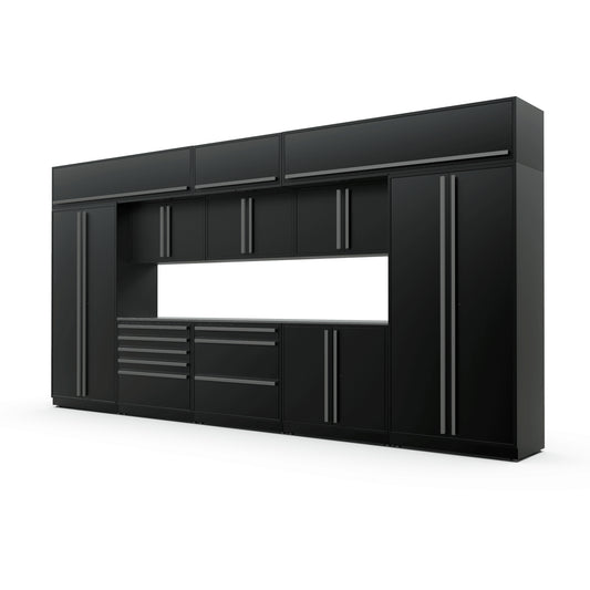 Proslat FusionPlus 16 ft set - MAX - Overheads Stainless Steel Black/Silver 50732K