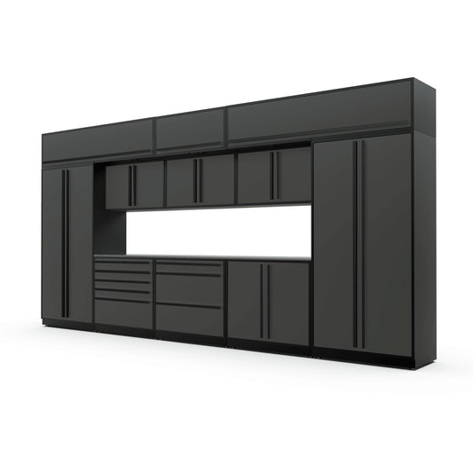 Proslat FusionPlus 16 ft set - MAX - Overheads Stainless Steel Gray/Black 50834K