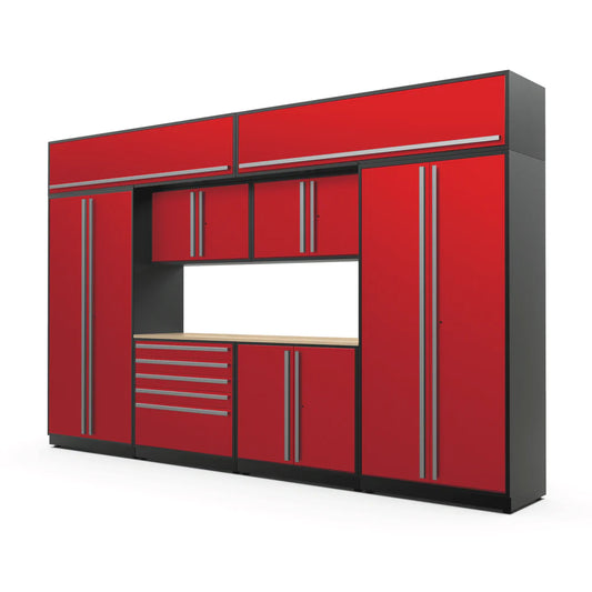 Proslat FusionPlus 13FT Set - MAX with Overheads Silver /Maple Wood Traffic Red 51498K