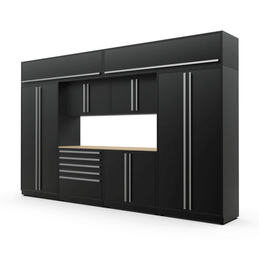 Proslat FusionPlus 13FT Set - MAX with Overheads Black /Maple Wood Silver 51502K