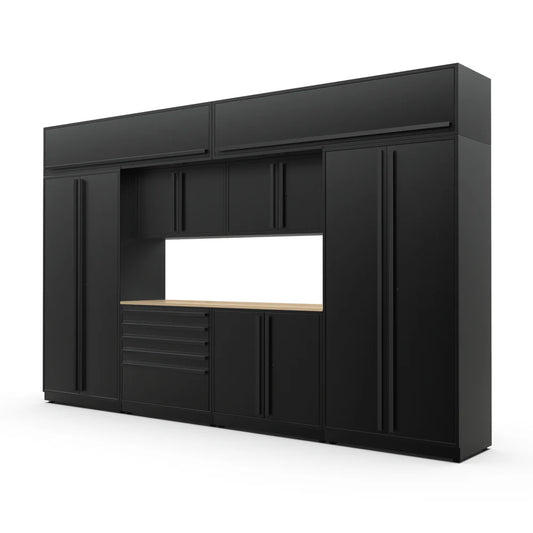 Proslat FusionPlus 13FT Set - MAX with Overheads Black /Maple Wood Black 51503K