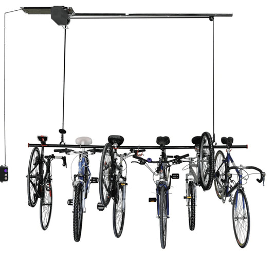 PROSLAT Garage Gator 8-Bike Ceiling Hoist System