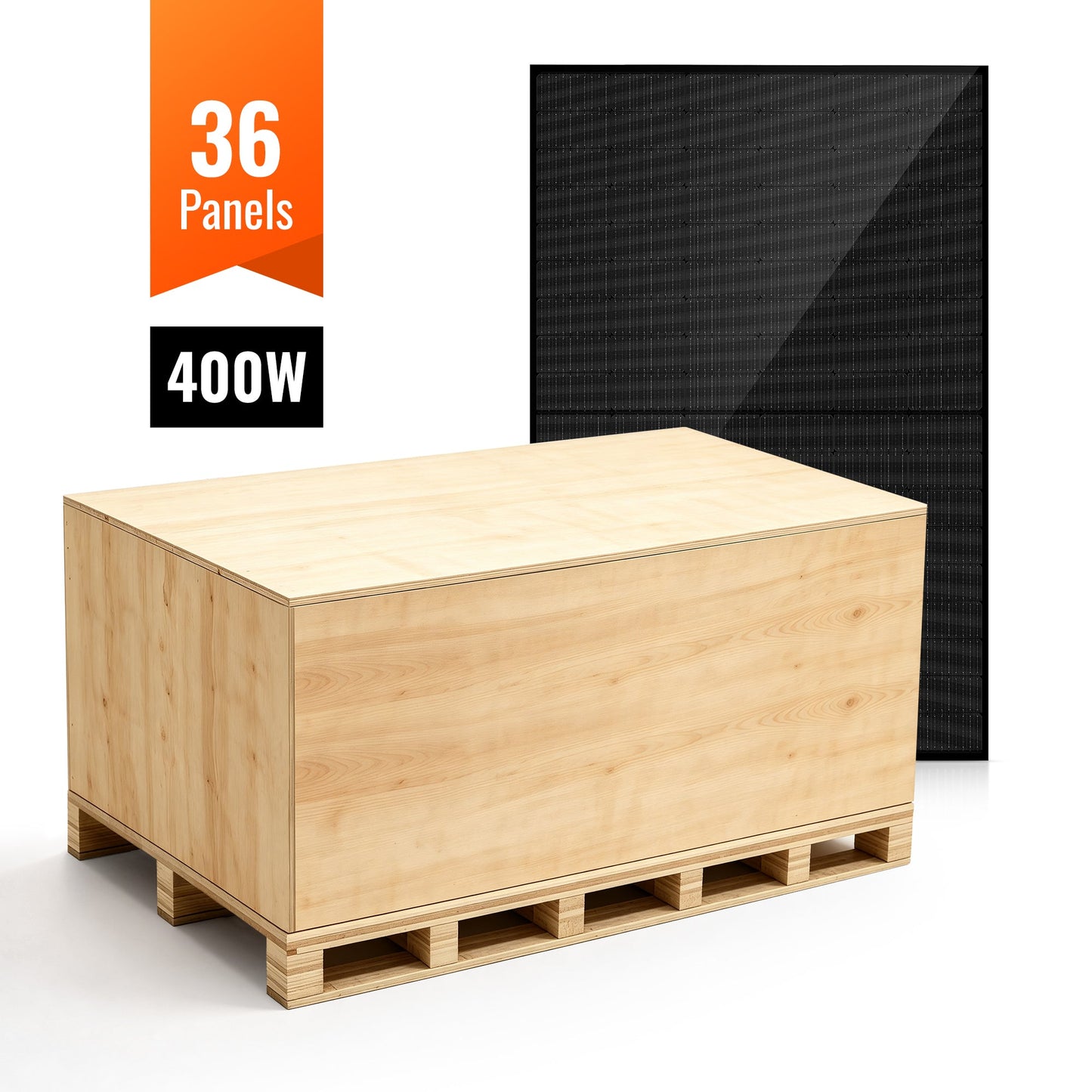 RICH SOLAR MEGA 400 Watt 24 Volt Monocrystalline Solar Panel