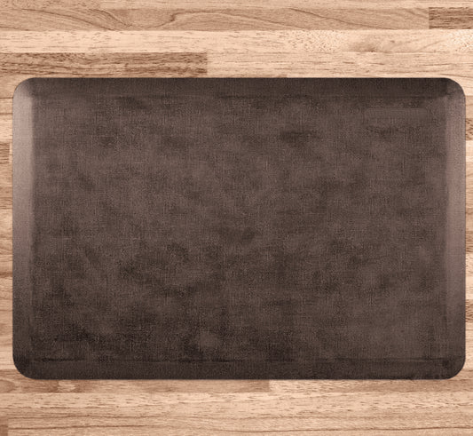 WellnessMats Linen 3' x 2' Antique Light Non-slip standing mat