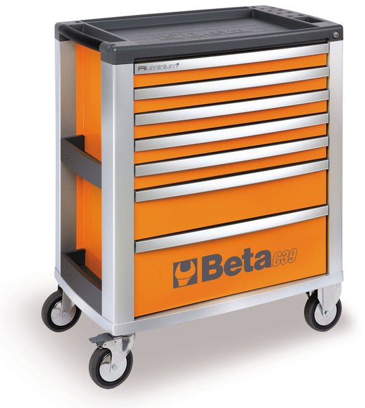 Beta Tools C39-7-MOBILE ROLLER CAB 7 DRAW - Orange