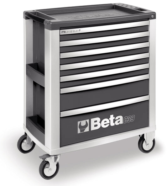 Beta Tools C39-7-MOBILE ROLLER CAB 7 DRAW - Black