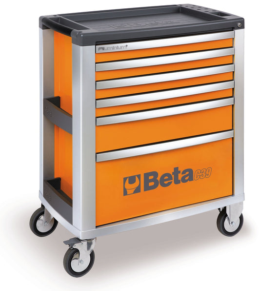 Beta Tools C39-6 -MOBILE ROLLER CAB 6 DRAW - Orange