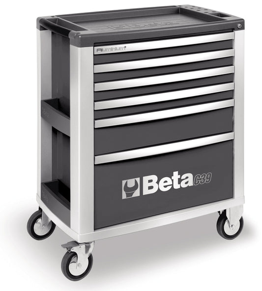 Beta Tools C39-6 -MOBILE ROLLER CAB 6 DRAW - Black