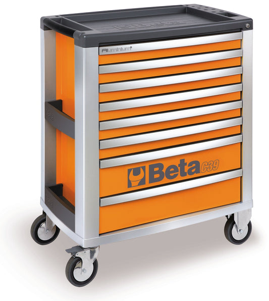 Beta Tools C39-8-MOBILE ROLLER CAB 8 DRAW - Orange