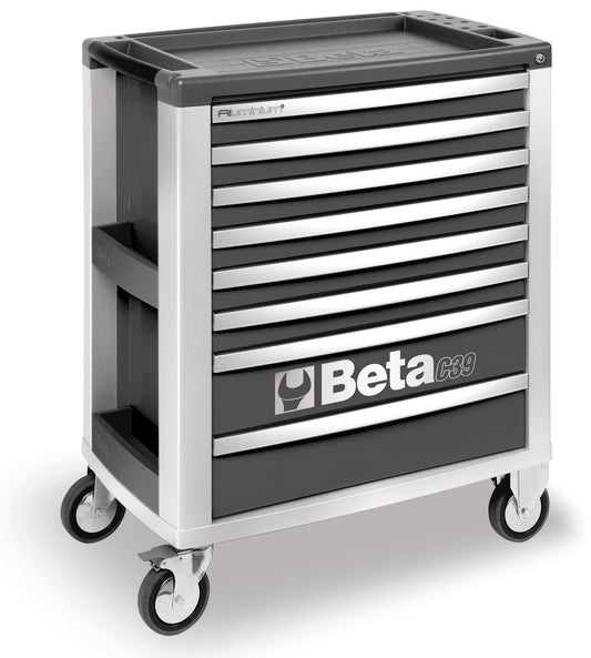 Beta Tools C39-8-MOBILE ROLLER CAB 8 DRAW - Black
