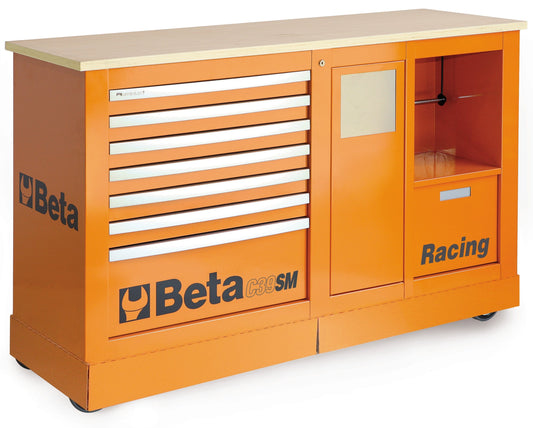 Beta Tools C39SM-SPECIAL MOBILE ROLLER CAB SM - Orange
