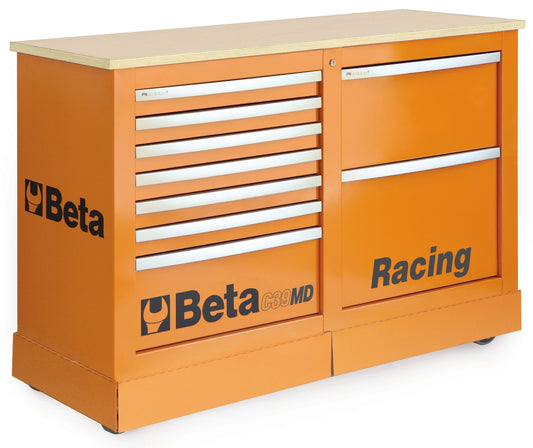 Beta Tools C39MD-SPECIAL MOBILE ROLLER CAB MD - Orange